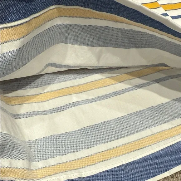 Aime Leon Dore Blue and Yellow Striped Swim Trunks - Picture 3 of 9